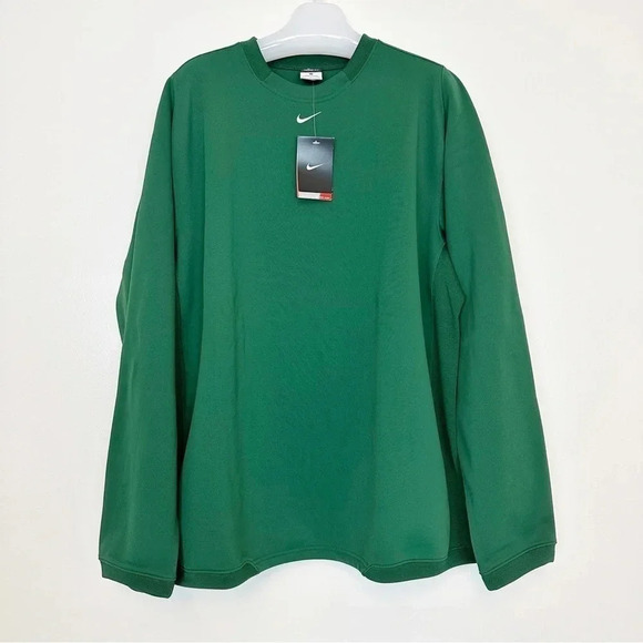 NWT NIKE Dri-Fit Players Crew Neck Sweatshirt Long-Sleeve‎ XL - Picture 1 of 11